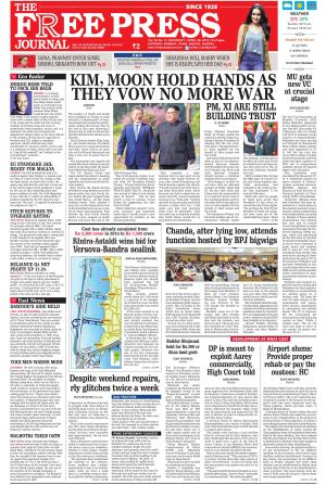 Free Press Journal Free Press Mumbai Epaper Edition Sat 28 Apr 18