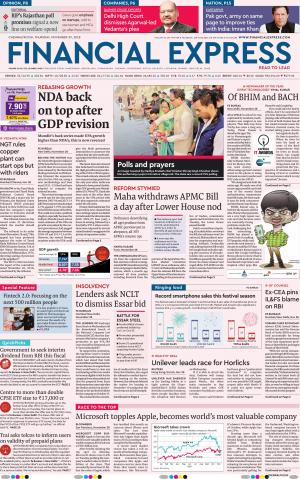 Financial Express Chennai, Thu, 29 Nov 18