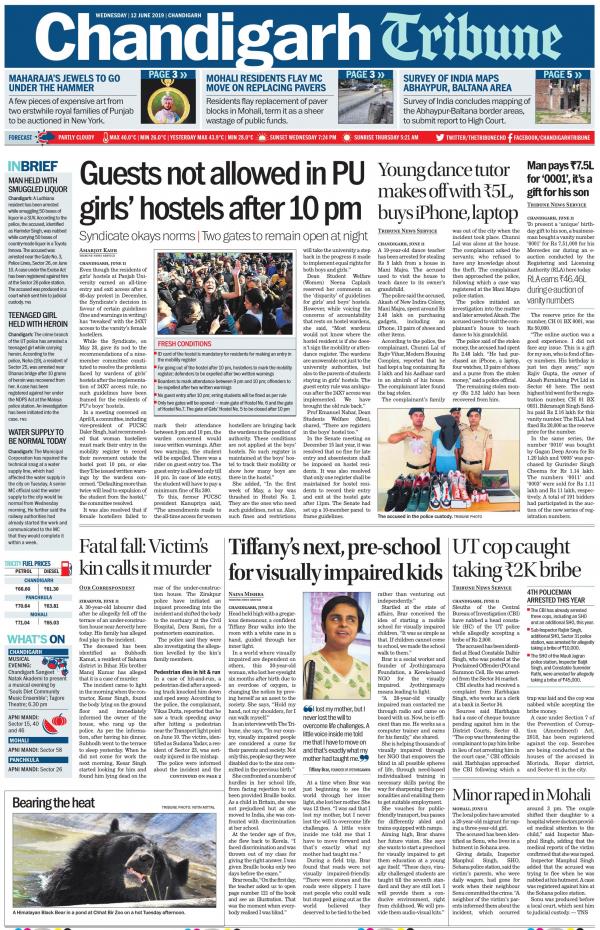Chandigarh Tribune, CT_12_JUNE_2019 readwhere