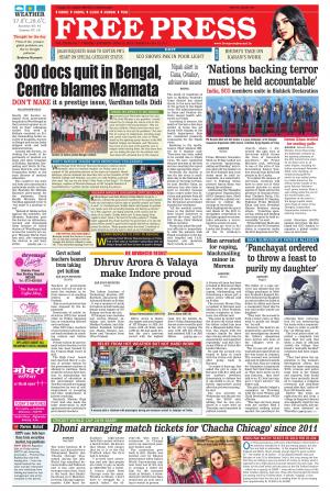 Free Press Journal Free Press Indore Edition Sat 15 Jun 19