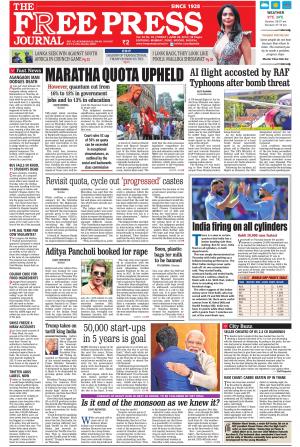 Free Press Journal - Mumbai Epaper cover image