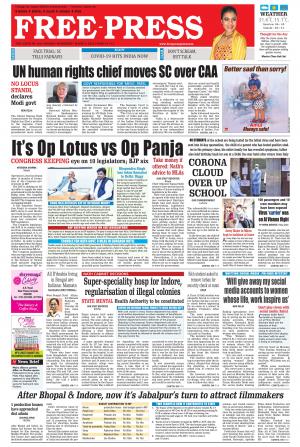 Free Press Indore Edition 01 01 70 Newspaper In English By Free Press Journal Read On Mobile Tablets