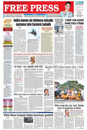 Free Press Journal Free Press - Indore Edition, Sun, 28 Jun 20