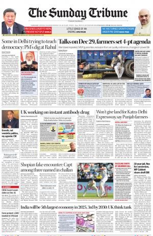 Tribune India Himachal Edition, Sun, 27 Dec 20