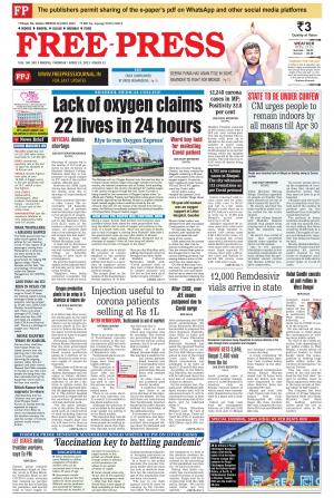 Free Press - Bhopal Epaper Edition cover image