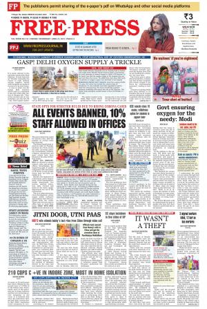 Free Press - Indore Epaper Edition cover image