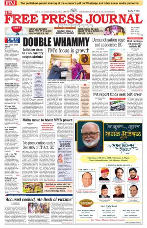 Free Press Journal Free Press Mumbai Epaper Edition Thu 13 Oct 22