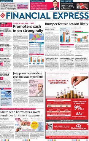 Financial Express Mumbai, Mon, 18 Sep 23