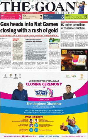 The Goan THE GOAN , Thu, 9 Nov 23