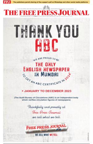 Free Press Journal - Mumbai Epaper cover image
