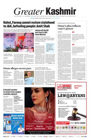 Greater Kashmir cover image