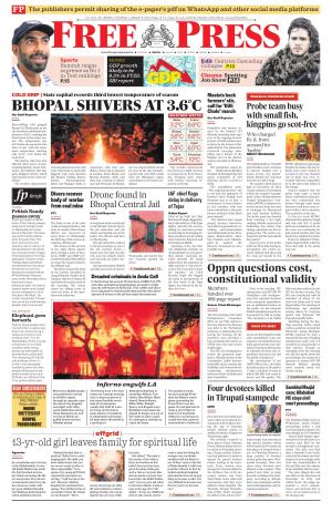 Free Press - Bhopal Epaper Edition cover image