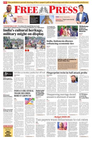 Free Press - Indore Epaper Edition cover image