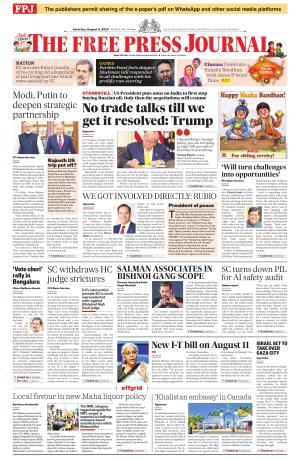 Free Press Journal - Mumbai Epaper cover image