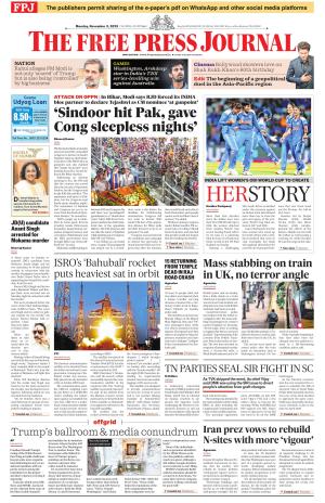 Free Press Journal - Mumbai Epaper cover image