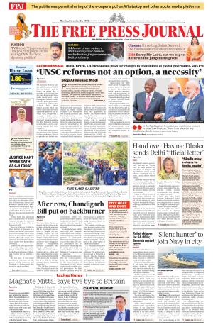 Free Press Journal - Mumbai Epaper cover image