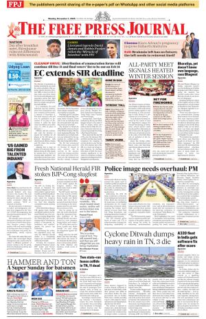Free Press Journal - Mumbai Epaper cover image