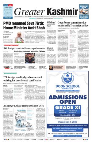 Greater Kashmir cover image