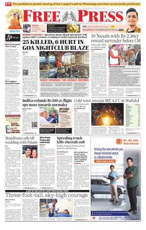 Free Press - Indore Epaper Edition cover image