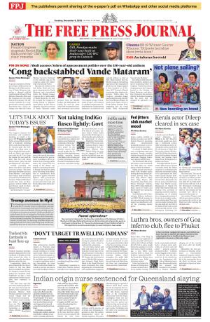 Free Press - Mumbai Epaper cover image