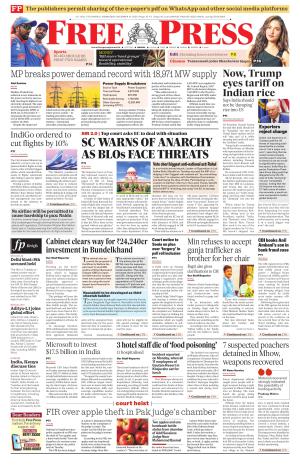 Free Press - Bhopal Epaper Edition cover image