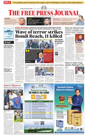 Free Press Journal - Mumbai Epaper cover image