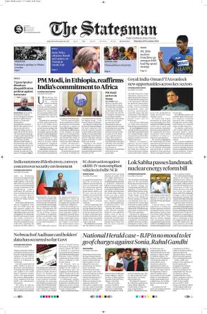  Bhubaneswar -The Statesman cover image