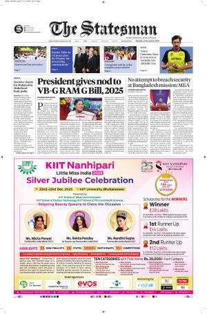  Bhubaneswar -The Statesman cover image