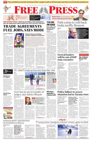 Free Press - Indore Epaper Edition cover image
