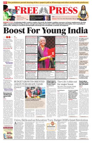 Free Press - Bhopal Epaper Edition cover image