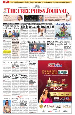 Free Press Journal - Mumbai Epaper cover image