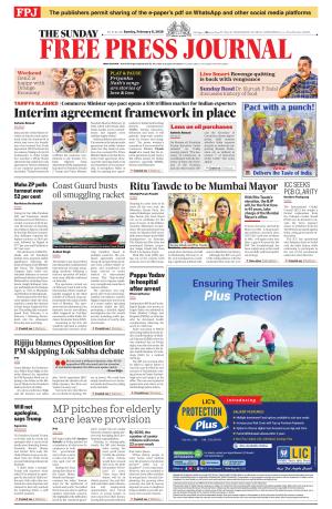 Free Press Journal - Mumbai Epaper cover image