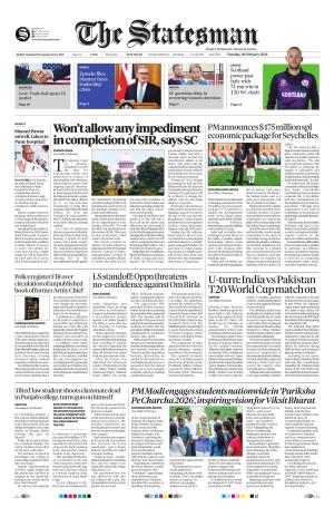 Delhi - The Statesman cover image