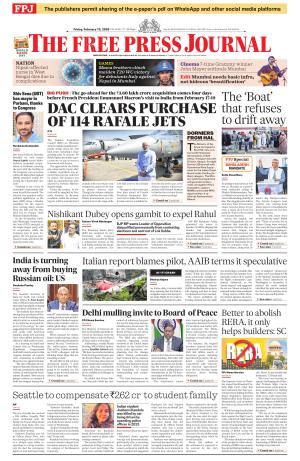 Free Press Journal - Mumbai Epaper cover image