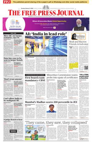 Free Press Journal - Mumbai Epaper cover image