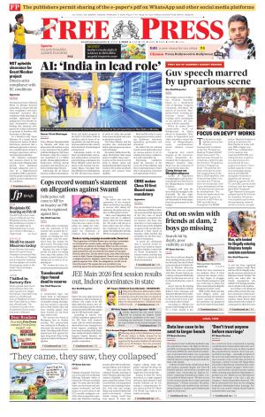 Free Press - Indore Epaper Edition cover image