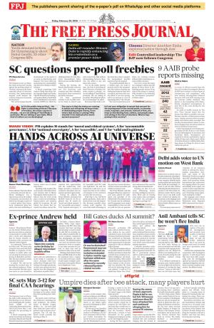 Free Press Journal - Mumbai Epaper cover image