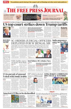 Free Press Journal - Mumbai Epaper cover image