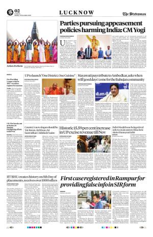 Lucknow - The Statesman cover image