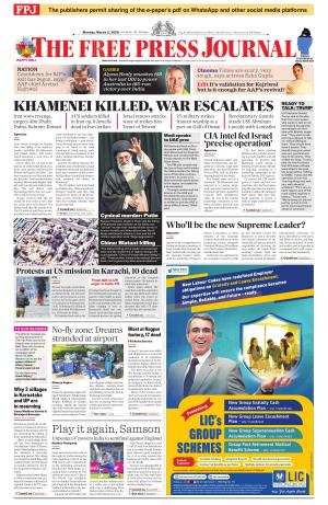 Free Press Journal - Mumbai Epaper cover image