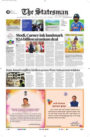  Bhubaneswar -The Statesman cover image