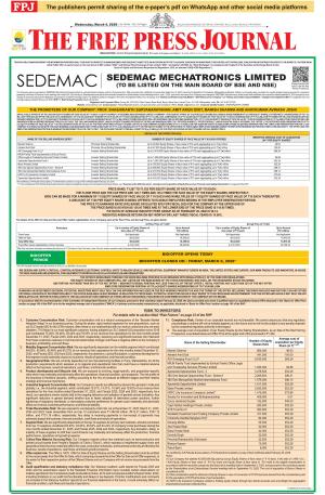 Free Press Journal - Mumbai Epaper cover image