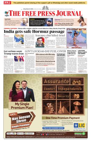 Free Press Journal - Mumbai Epaper cover image