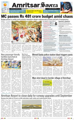 Amritsar Savera cover image