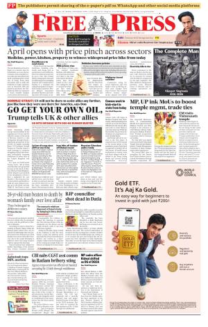 Free Press - Bhopal Epaper Edition cover image