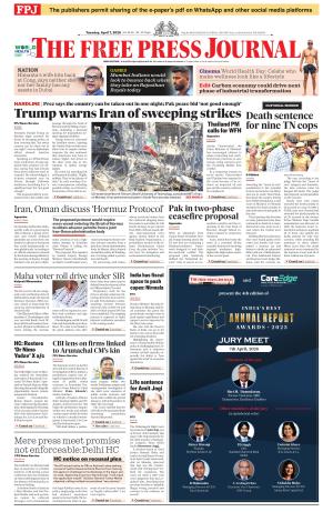 Free Press Journal - Mumbai Epaper cover image