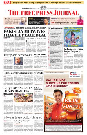 Free Press Journal - Mumbai Epaper cover image