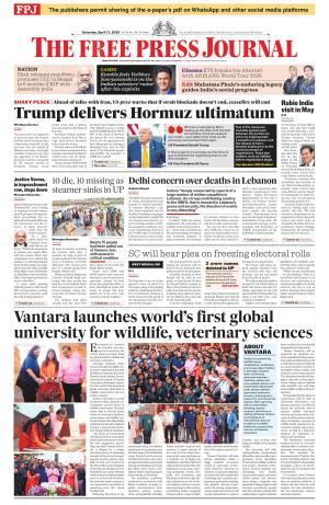 Free Press Journal - Mumbai Epaper cover image