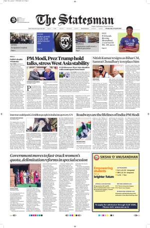  Bhubaneswar -The Statesman cover image