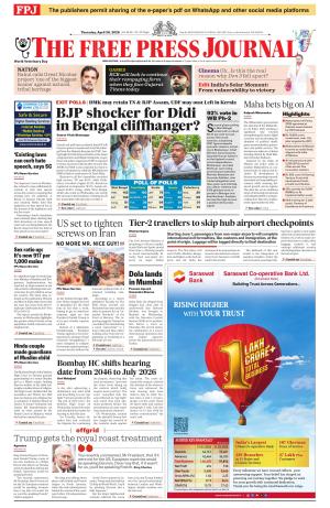 Free Press Journal - Mumbai Epaper cover image